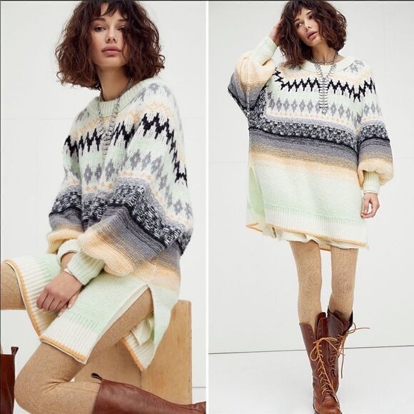 Free People Frozen Forrest Tunic - Picture 1 of 8